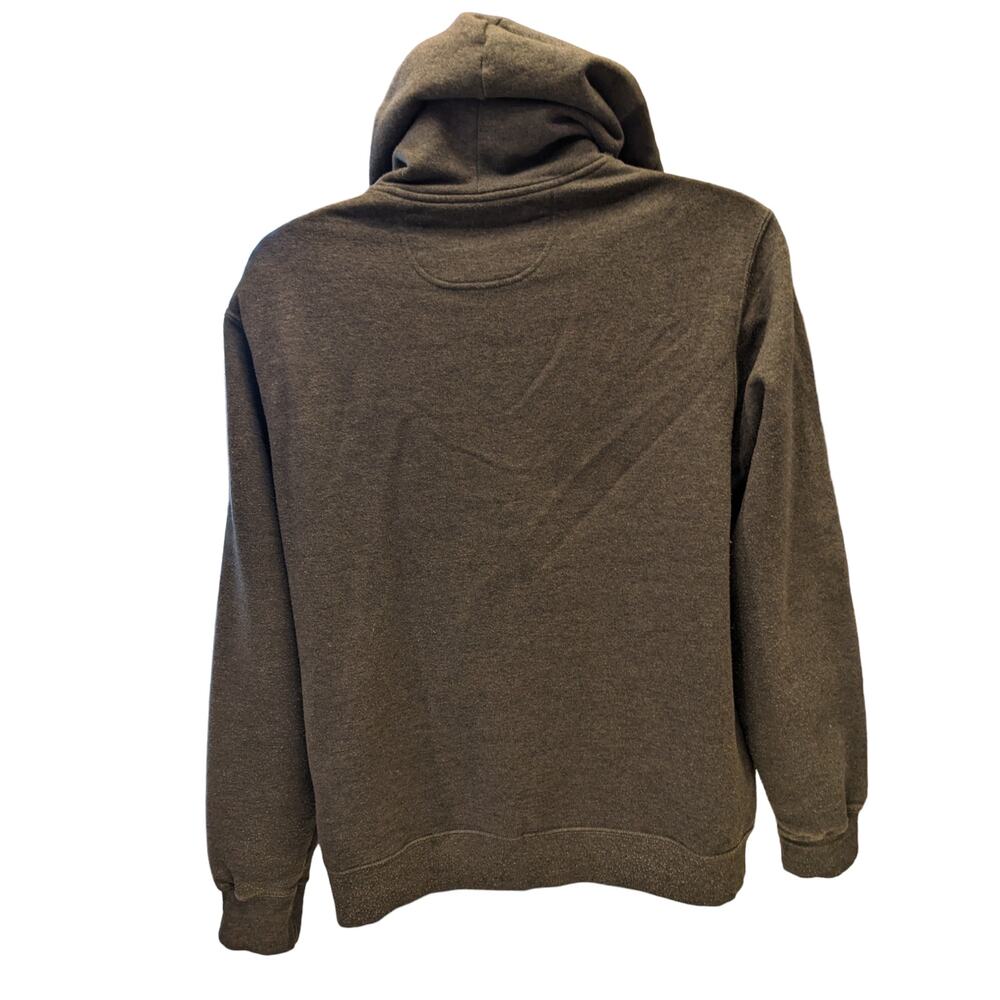 Disney Minnie Mouse Christmas Hoodie Sweatshirt Medium Gray Pullover Pockets - Picture 5 of 8